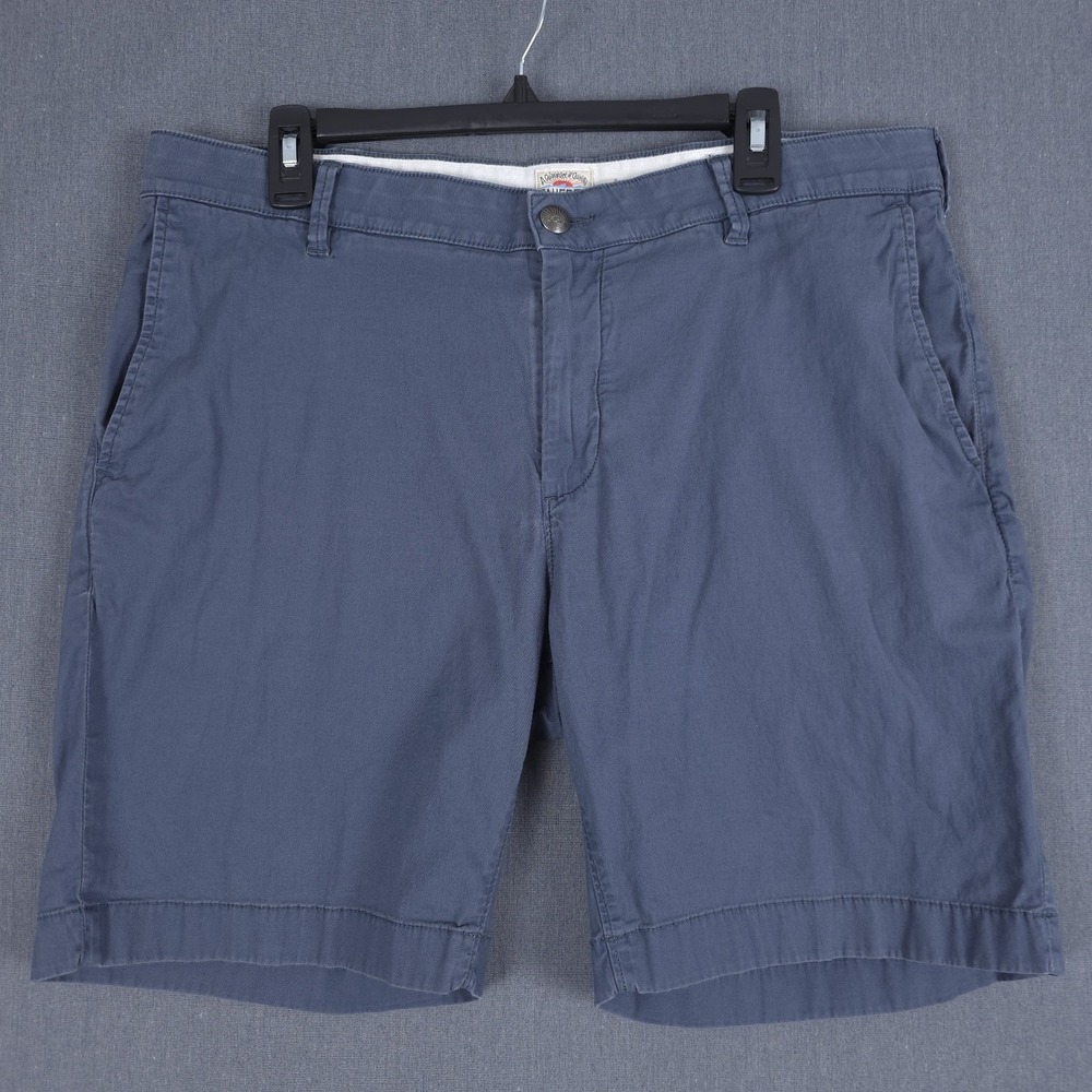 Faherty Island Life Shorts Mens 36 (Fits 36x8)‎ Vintage Navy Chino MBS2203